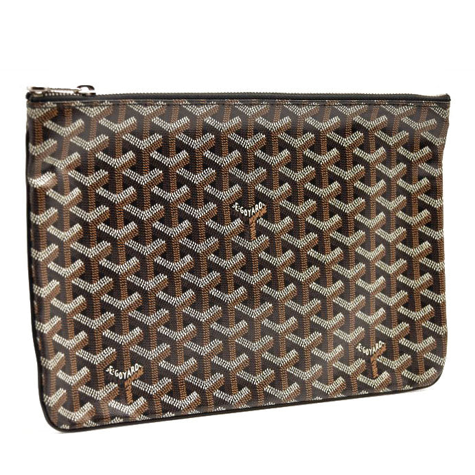 Goyard Goyardine Senat Pochette MM Black