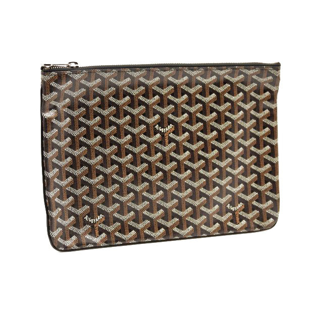 Goyard Goyardine Senat Pochette MM Black