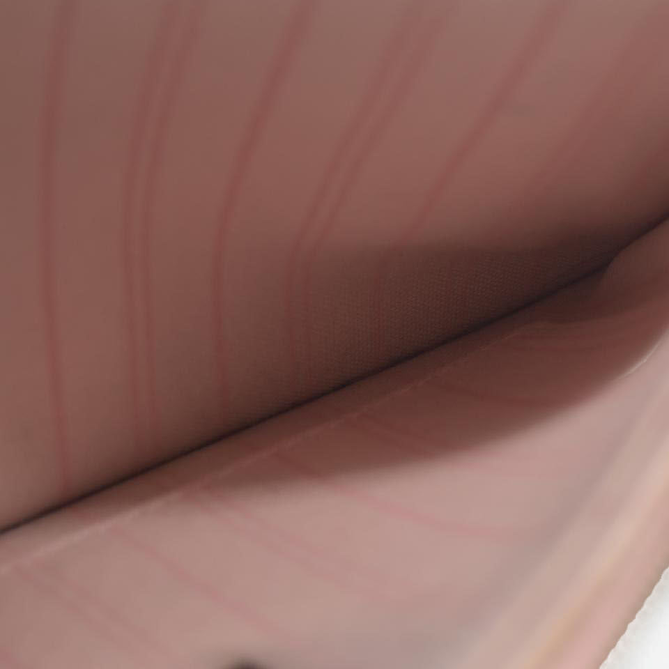 Louis Vuitton  Damier Ebene Neo Neverfull MM Rose Ballerine AR1128