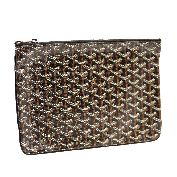 Goyard Goyardine Senat Pochette MM Black