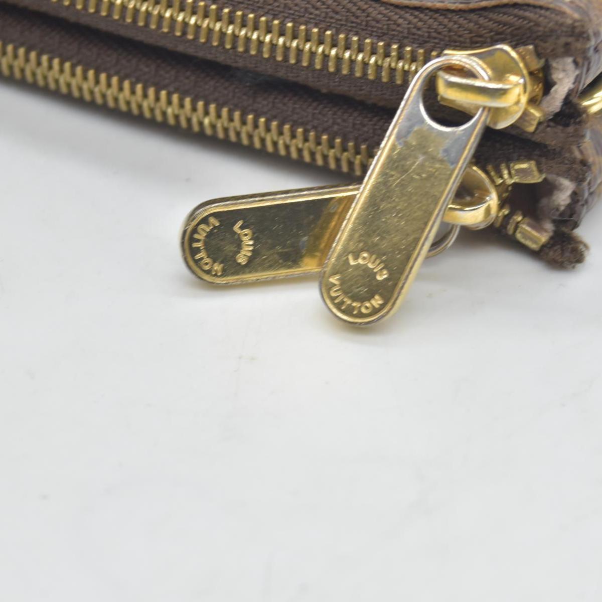 $1420 2019 Louis Vuitton Pochette Double Zipper Flower Monogram GI0169
