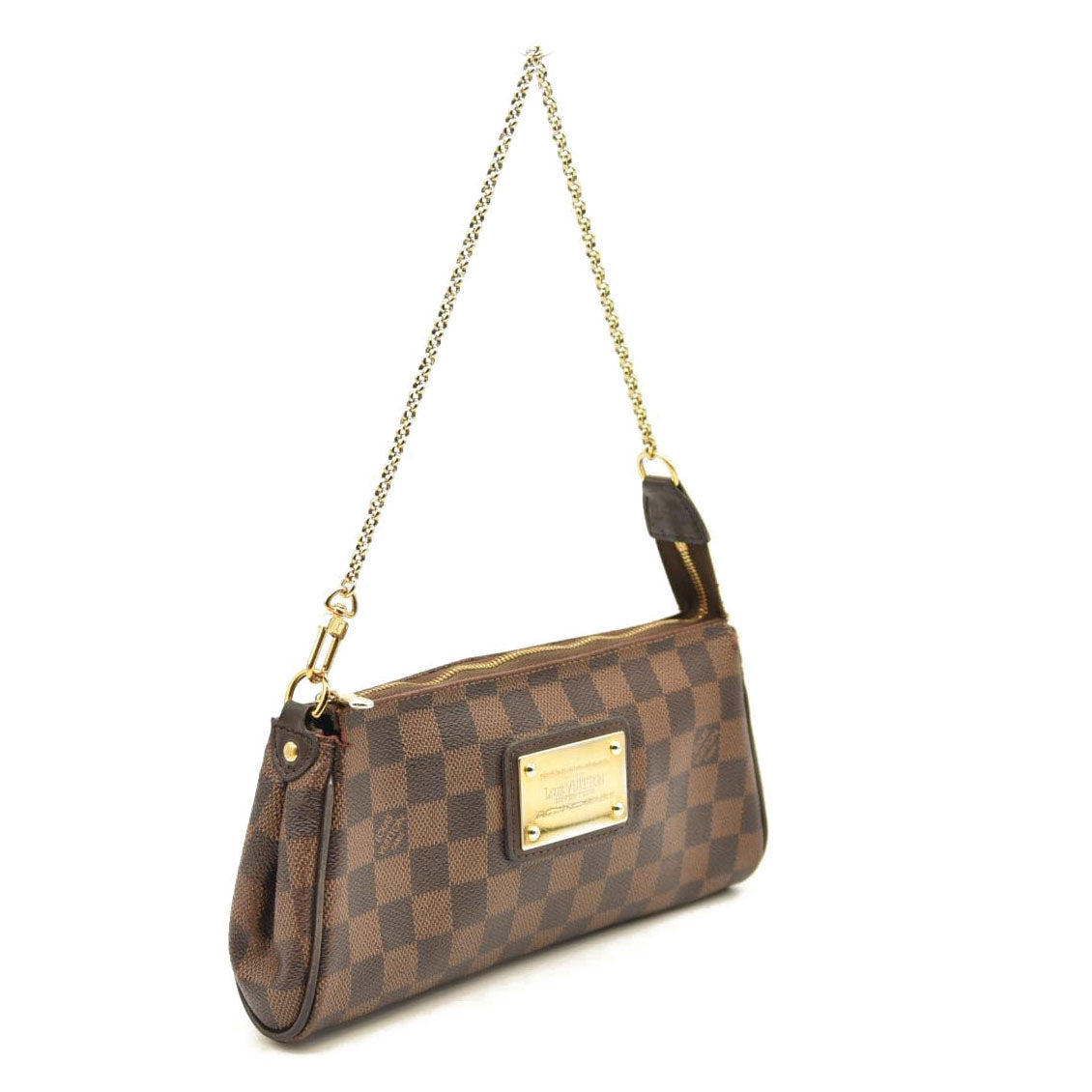 LOUIS VUITTON Damier Ebene Eva Clutch MB0136