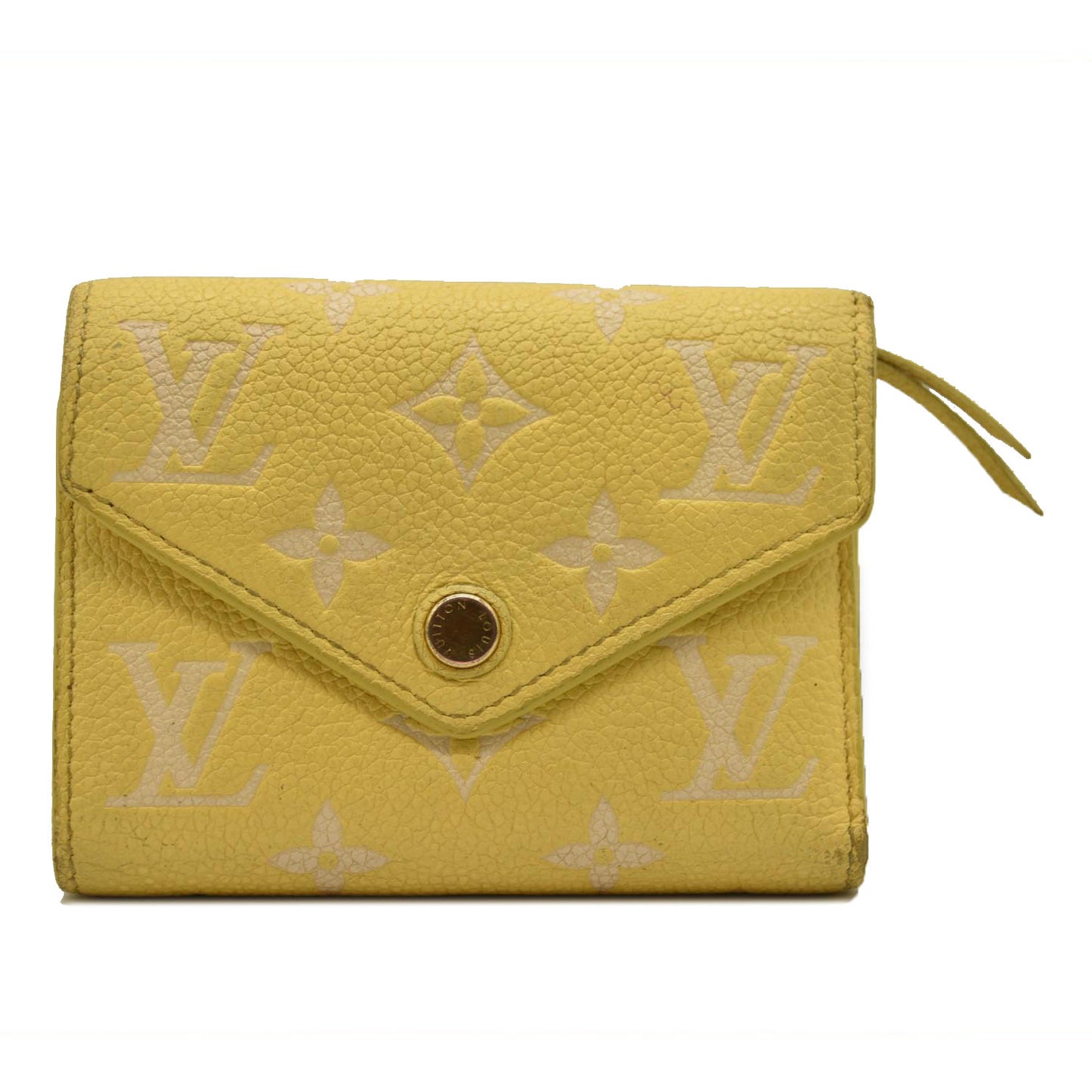 Louis Vuitton  Empreinte Monogram Victorine Wallet Lemon Curd RFID
