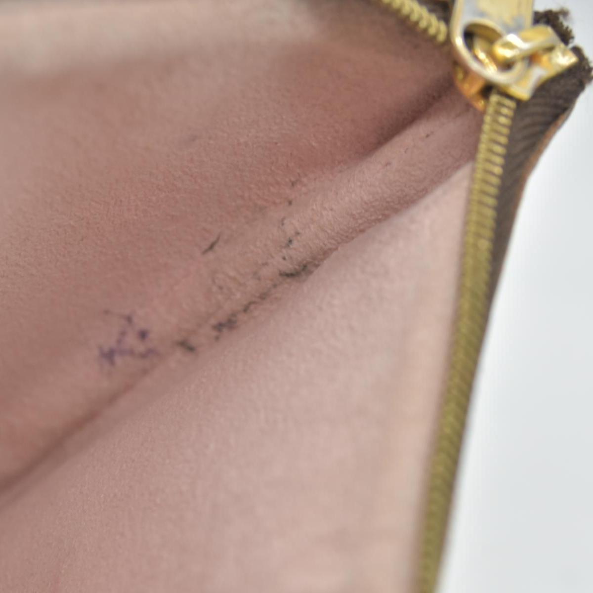 $1420 2019 Louis Vuitton Pochette Double Zipper Flower Monogram GI0169