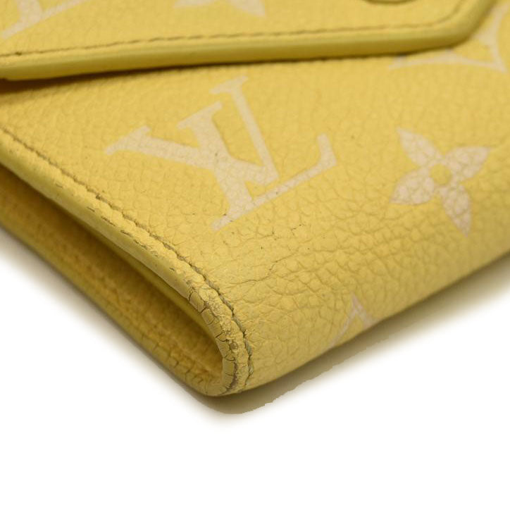 Louis Vuitton  Empreinte Monogram Victorine Wallet Lemon Curd RFID