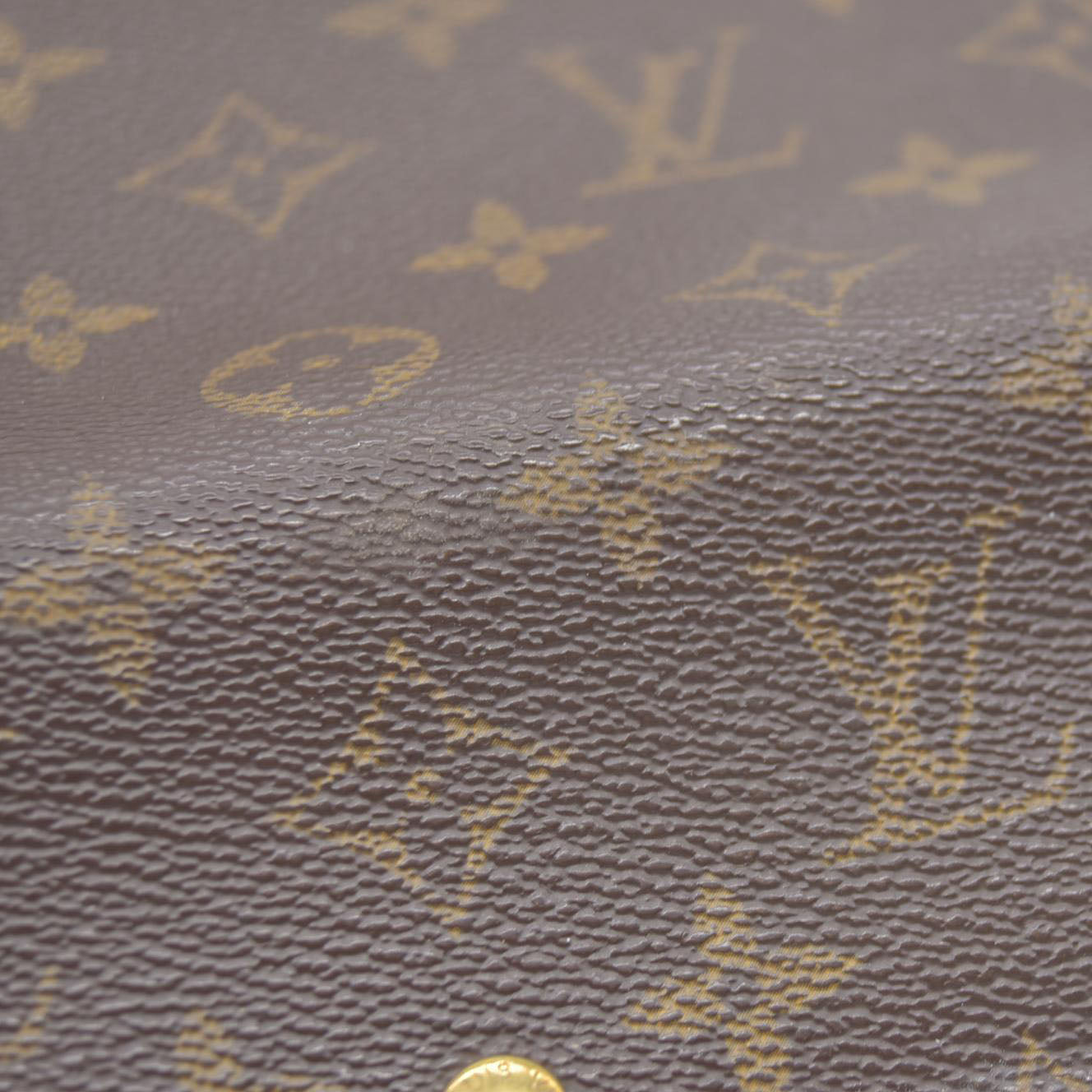 $770 Louis Vuitton Monogram Portefeiulle Sarah Long Bifold Wallet Brown SD0090