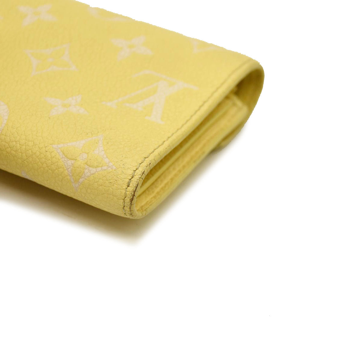 Louis Vuitton  Empreinte Monogram Victorine Wallet Lemon Curd RFID