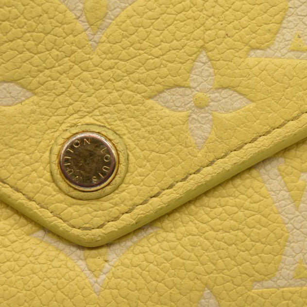 Louis Vuitton  Empreinte Monogram Victorine Wallet Lemon Curd RFID