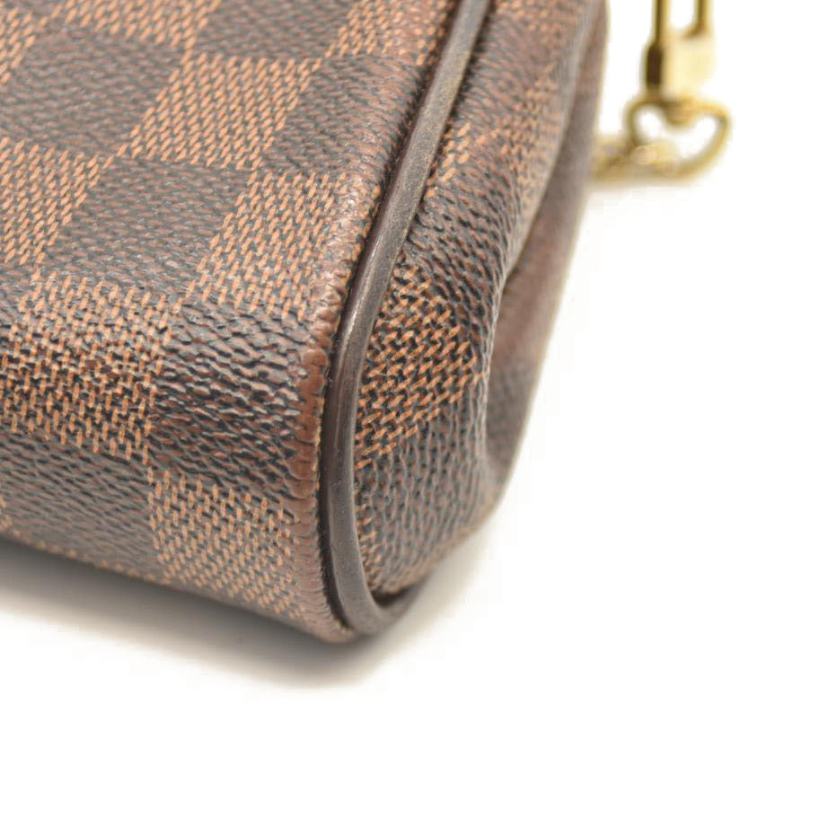 LOUIS VUITTON Damier Ebene Eva Clutch MB0136