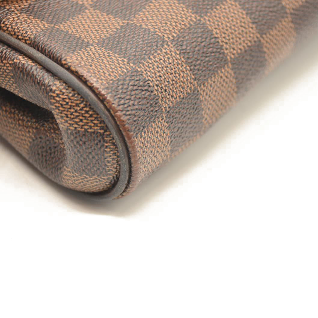 LOUIS VUITTON Damier Ebene Eva Clutch MB0136