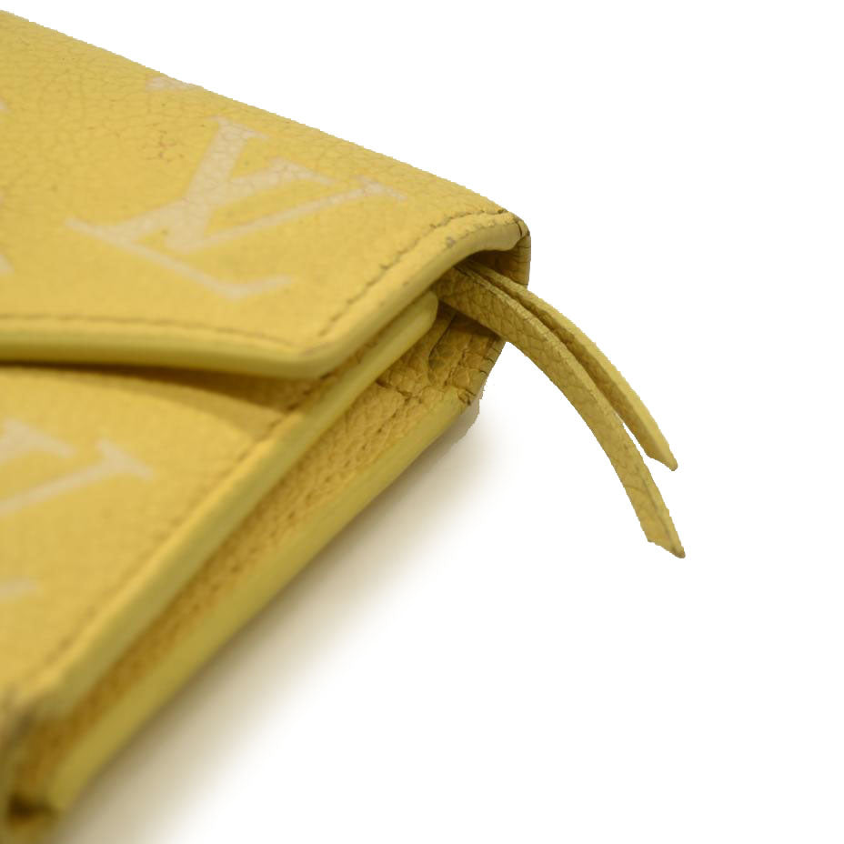 Louis Vuitton  Empreinte Monogram Victorine Wallet Lemon Curd RFID