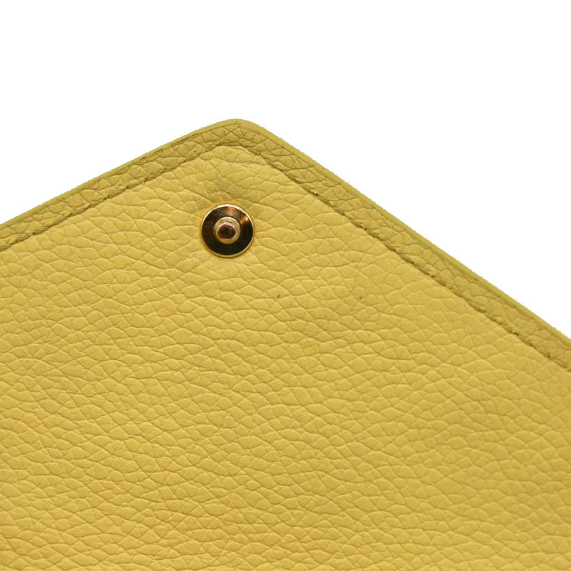 Louis Vuitton  Empreinte Monogram Victorine Wallet Lemon Curd RFID