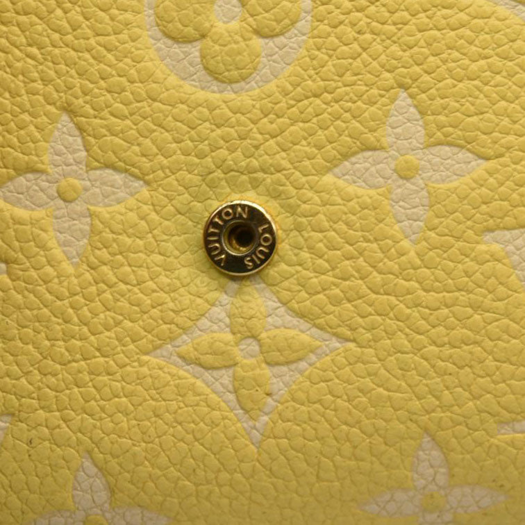 Louis Vuitton  Empreinte Monogram Victorine Wallet Lemon Curd RFID