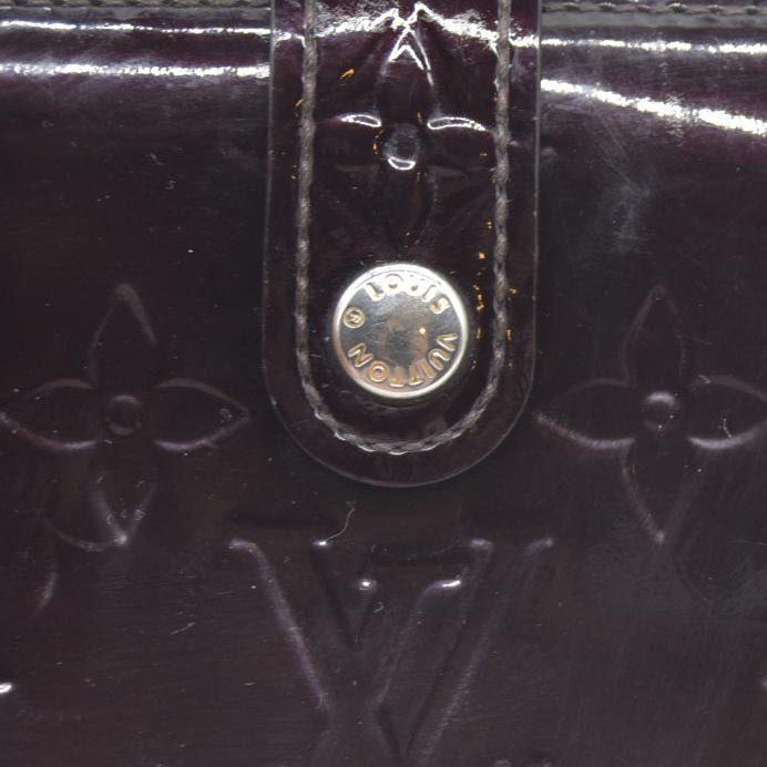$545 Louis Vuitton Monogram Vernis Porte Monnaie Billets Viennois Wallet MI1028