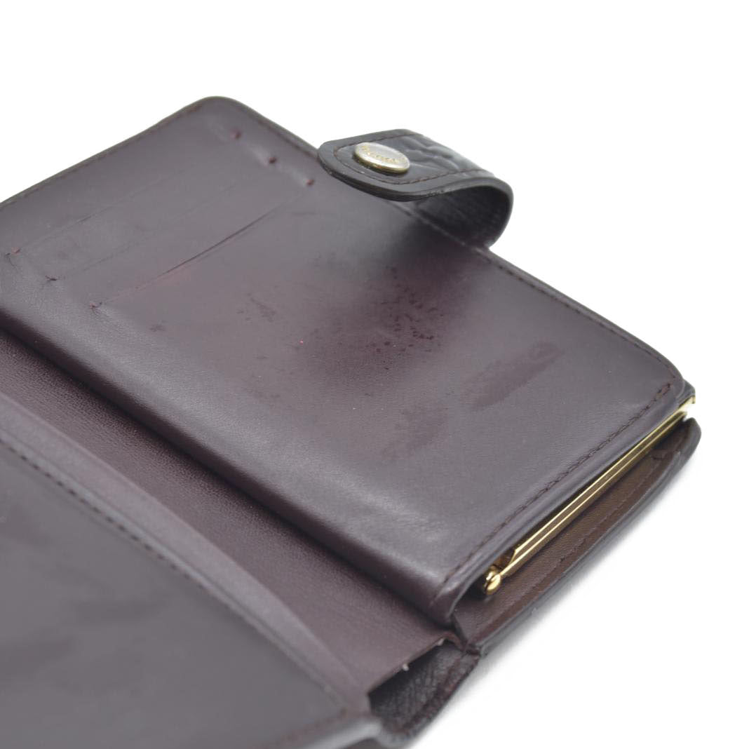 $545 Louis Vuitton Monogram Vernis Porte Monnaie Billets Viennois Wallet MI1028