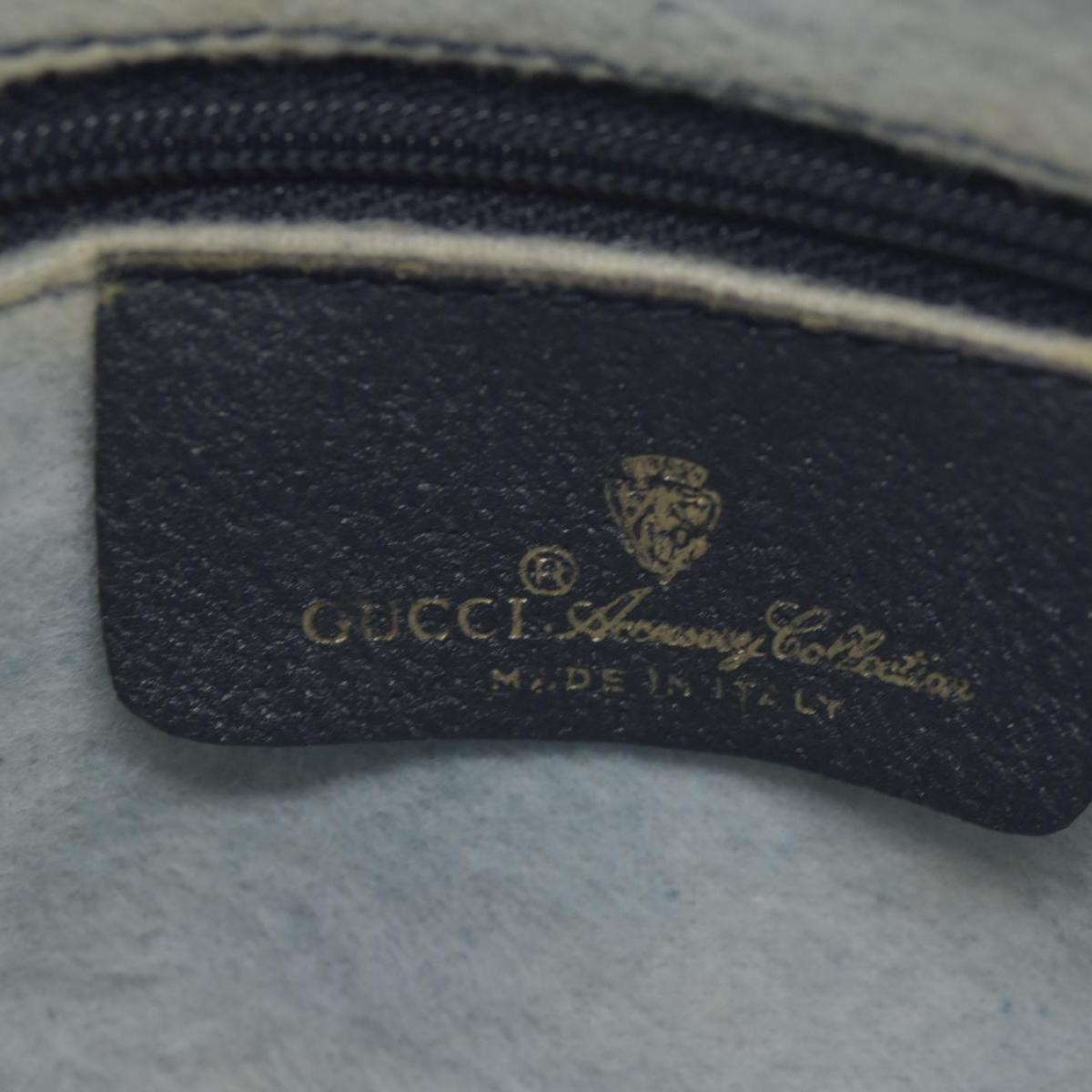 $950 Gucci Vintage GG Monogram Supreme Boston Handbag PVC Leather CONSIGNMENT