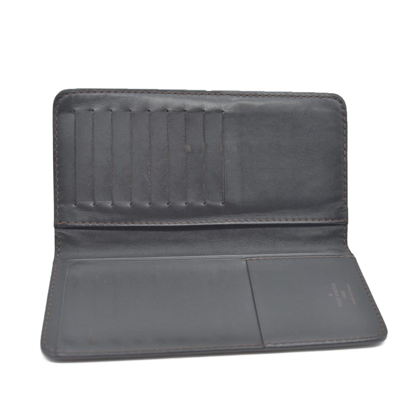 Louis Vuitton Utah Porte Valeurs Cartes Credit Leather Brown TH2037