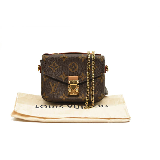 USED LOUIS VUITTON Monogram Micro Metis