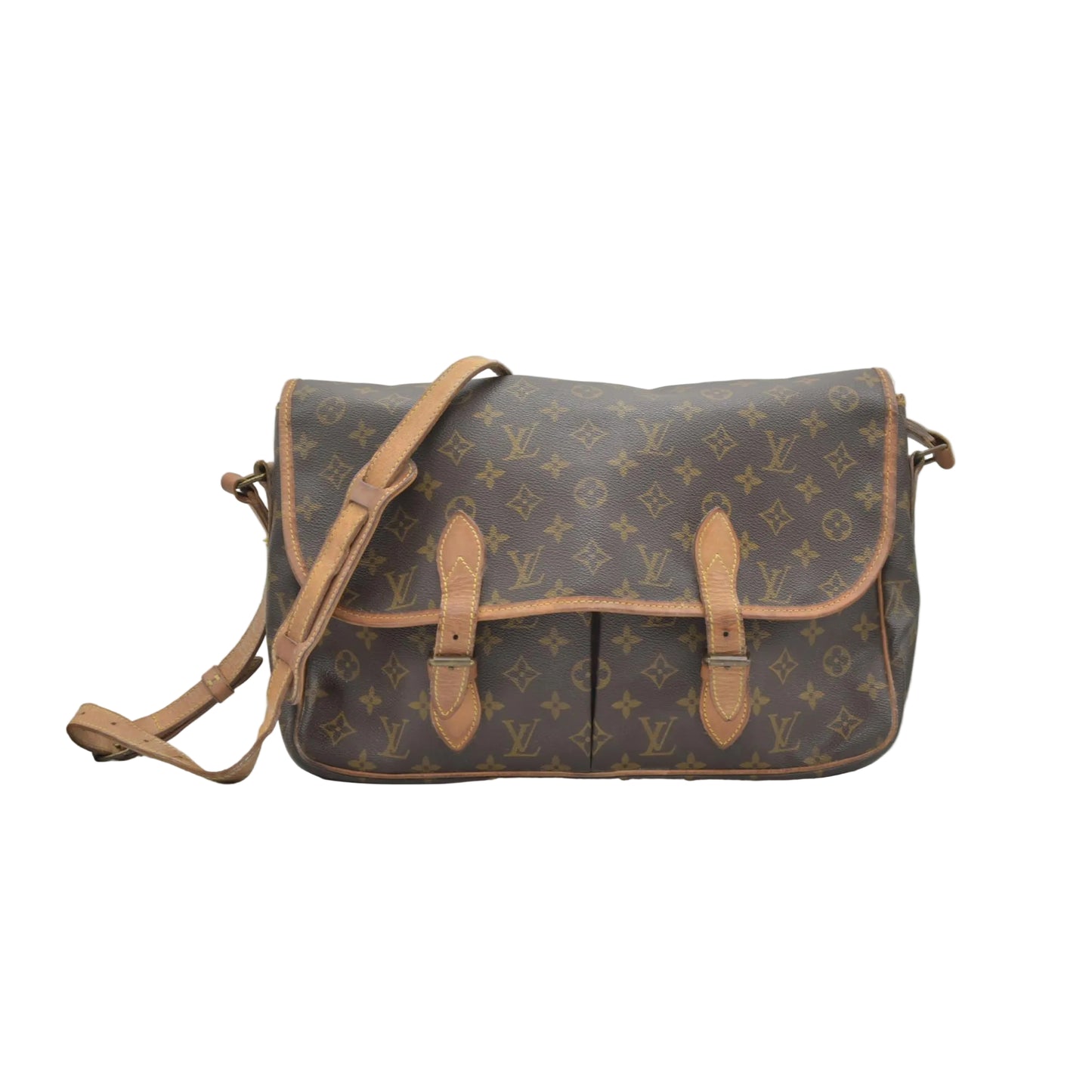 $1550 1992 Louis Vuitton Monogram Sac Gibeciere GM AR0992