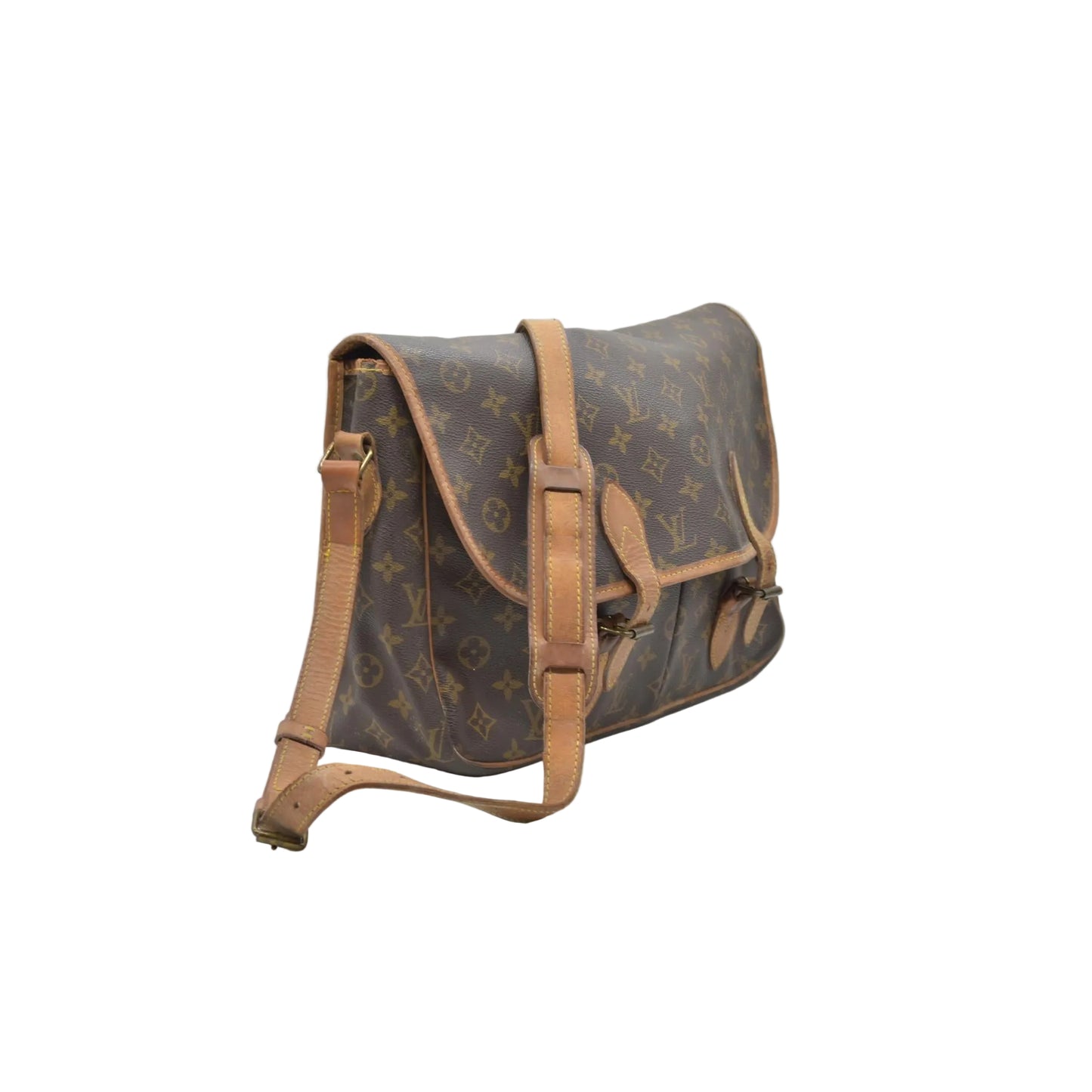 $1550 1992 Louis Vuitton Monogram Sac Gibeciere GM AR0992