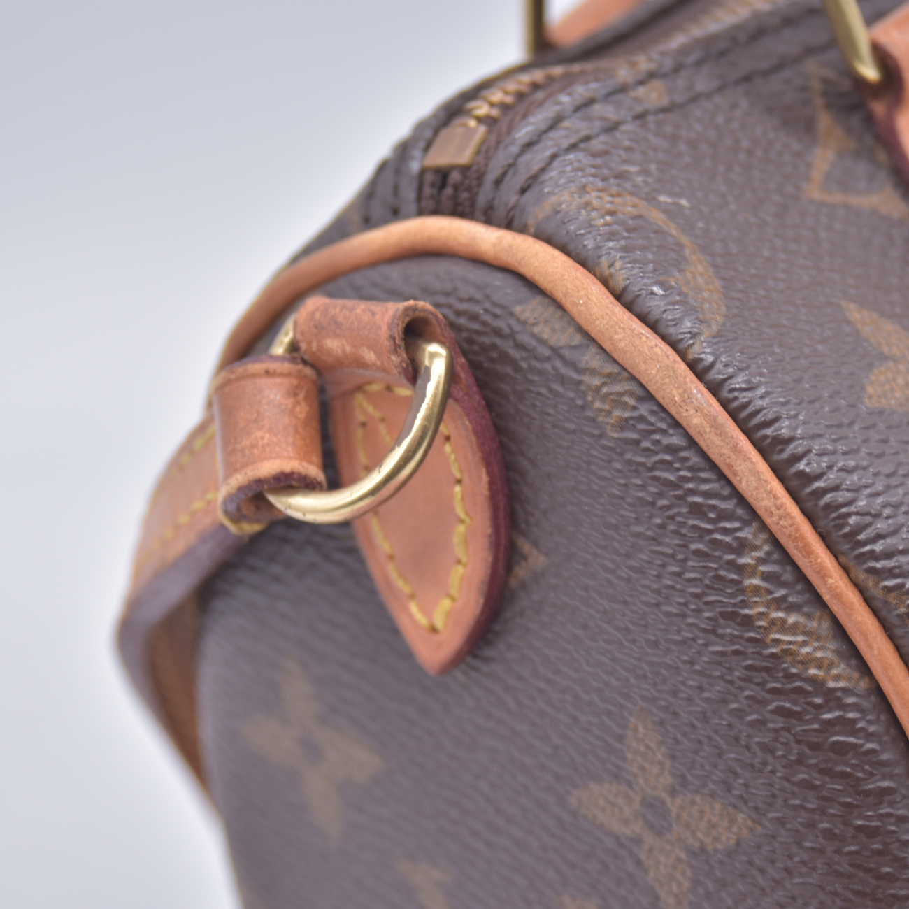 $1920 2016 Louis Vuitton Nano Speedy Bandouliere Crossbody TR1176