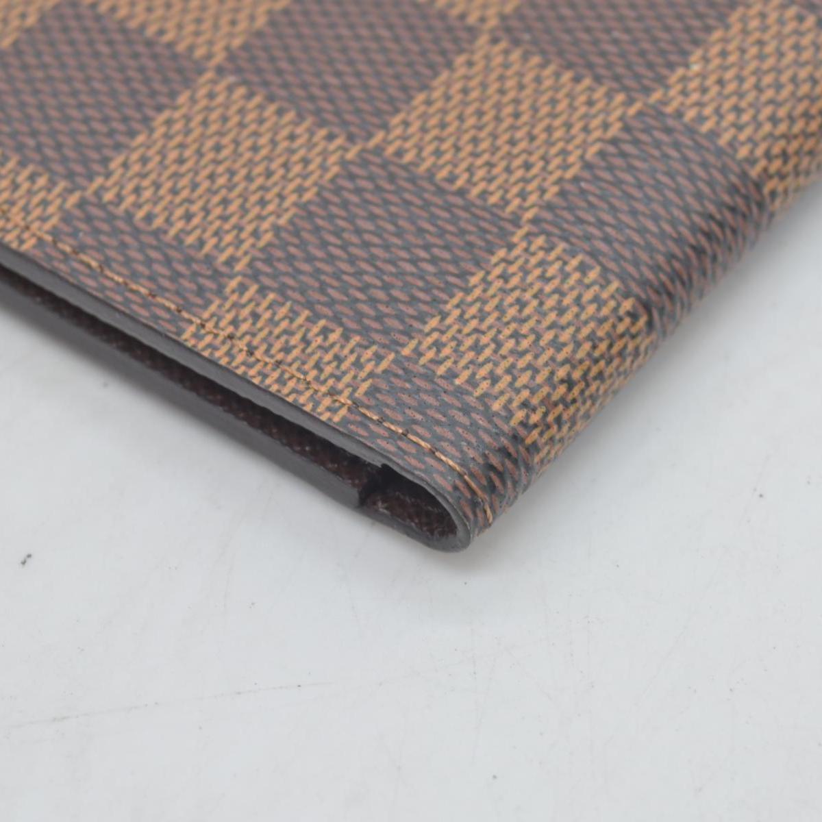 $390 Louis Vuitton  Damier Ebene Passport Cover