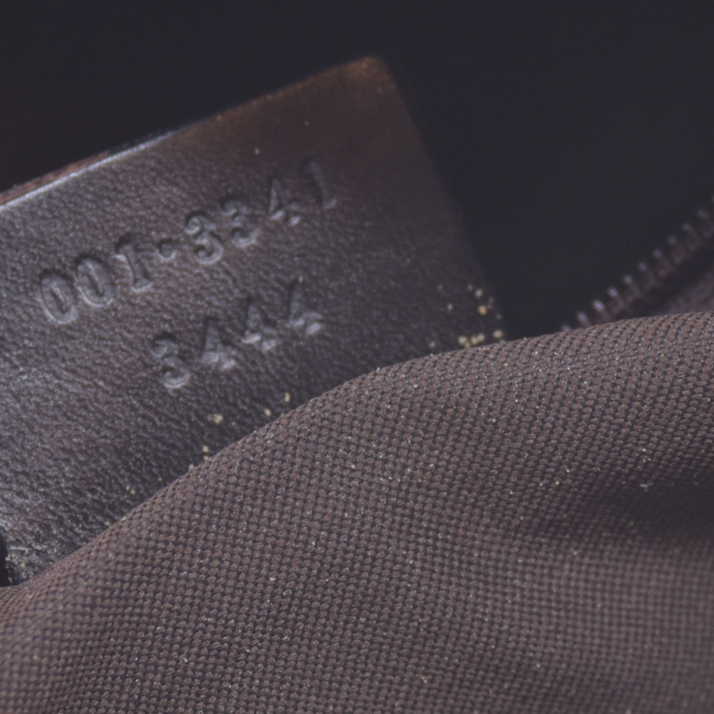 $1580 GUCCI Saddle Zip Messenger Bag GG Canvas with Leather Medium