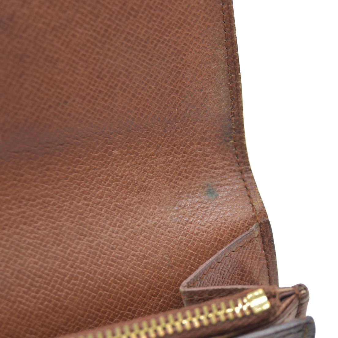 $770 Louis Vuitton Monogram Portefeiulle Sarah Long Bifold Wallet Brown 882AN