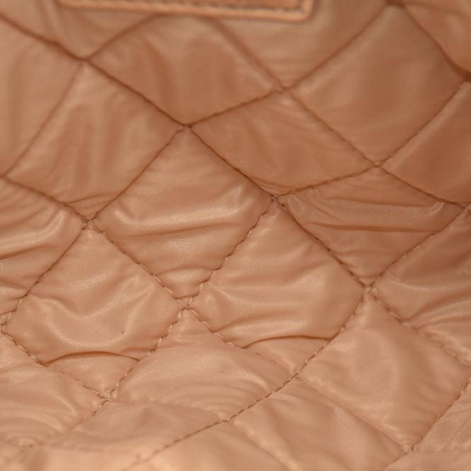 Chanel  Metallic Lambskin Quilted Cosmetic Pouch Gold