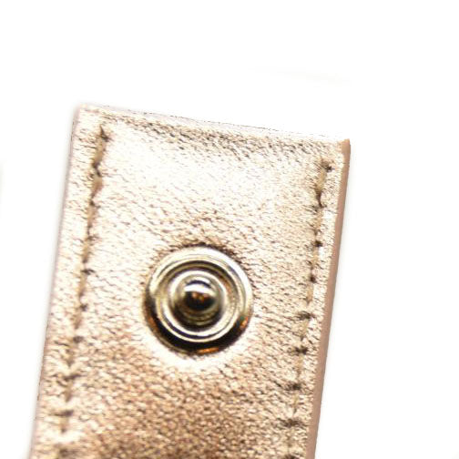 Chanel  Metallic Lambskin Quilted Cosmetic Pouch Gold