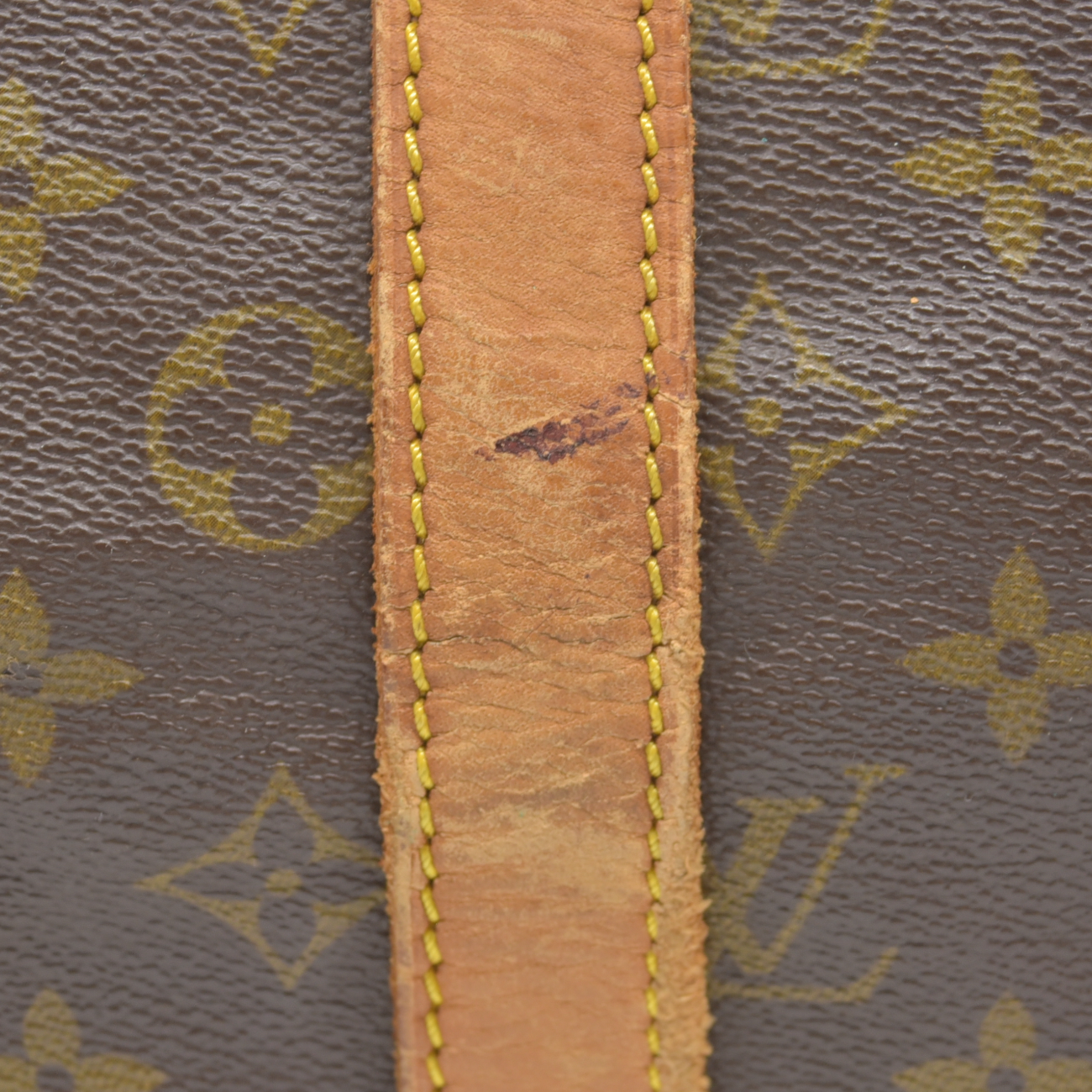 $1420 1988 Louis Vuitton LV Boston Bag Keepall 45 Brown Monogram SA822