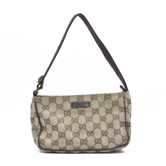 Gucci GG Canvas Baguette Mini NL Consignment