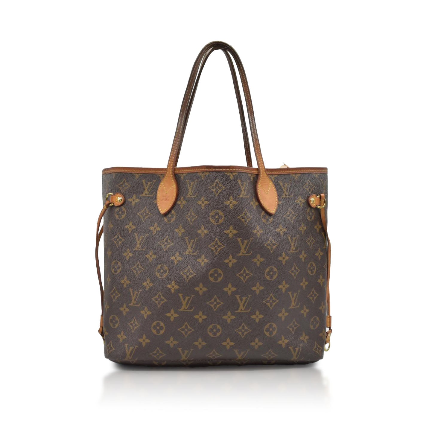 $2170 Louis Vuitton Monogram Neverfull MM Cherry AR1127