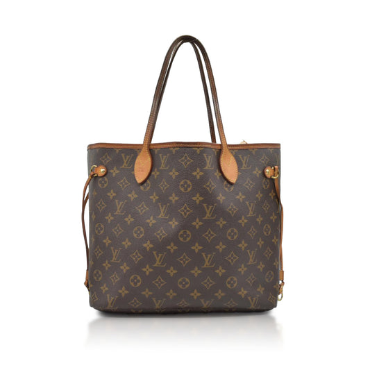 $2170 Louis Vuitton Monogram Neverfull MM Cherry AR1127