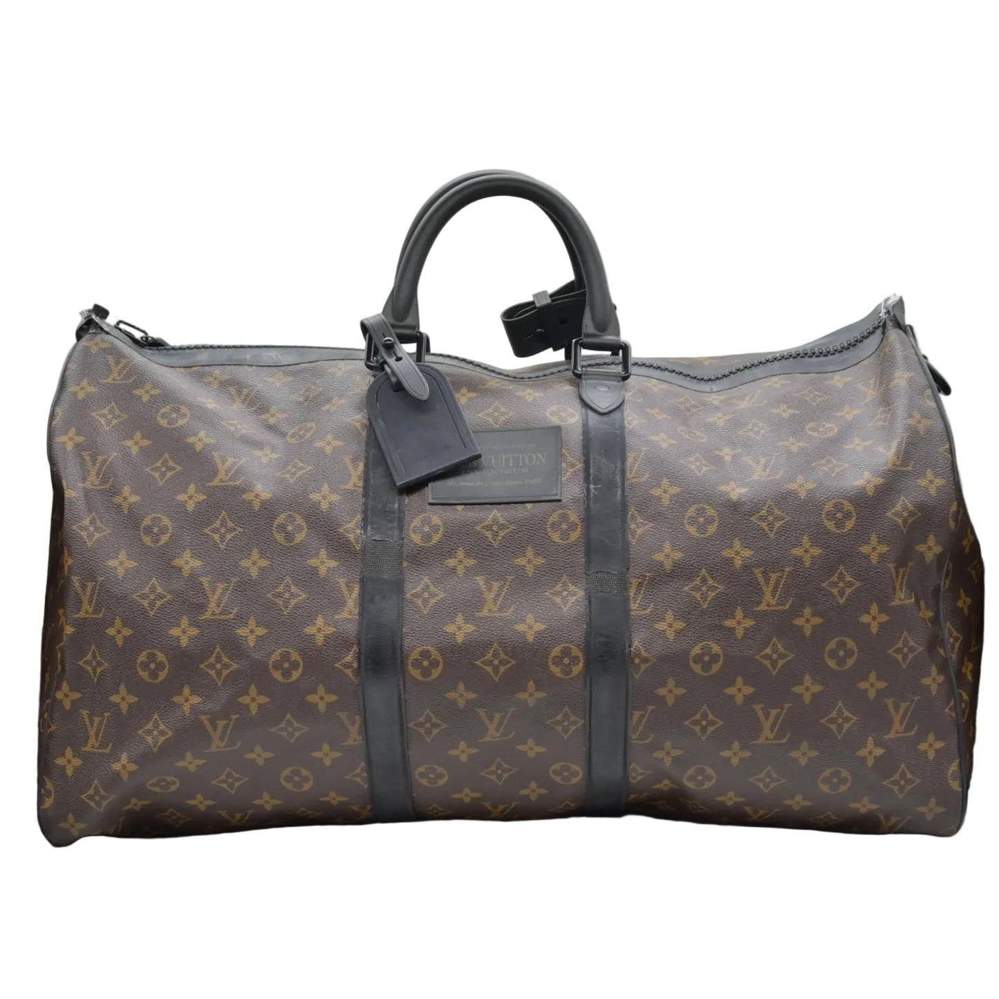 $3100 2007 Louis Vuitton Boston Bag Keepall Bandouliere 55 OL2087
