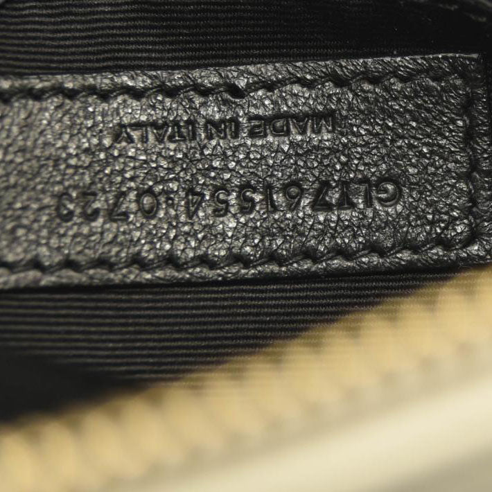 NEW $1690 SAINT LAURENT Calfskin Matelasse Monogram Lou Camera Bag Crema Soft