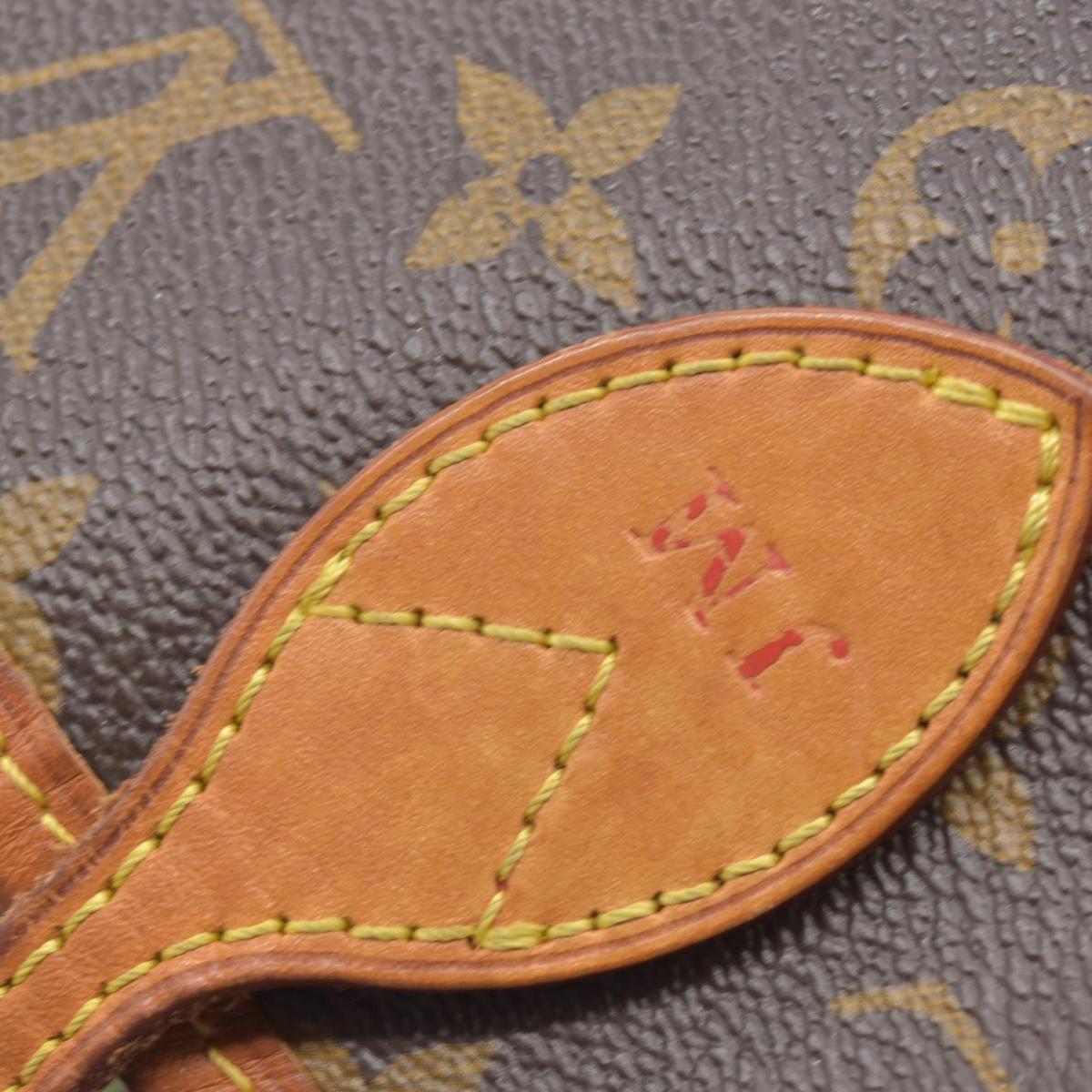 $2170 Louis Vuitton Monogram Neverfull MM Cherry AR1127