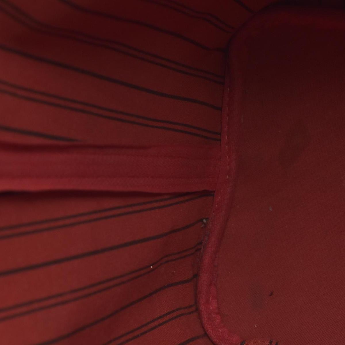$2170 Louis Vuitton Monogram Neverfull MM Cherry AR1127