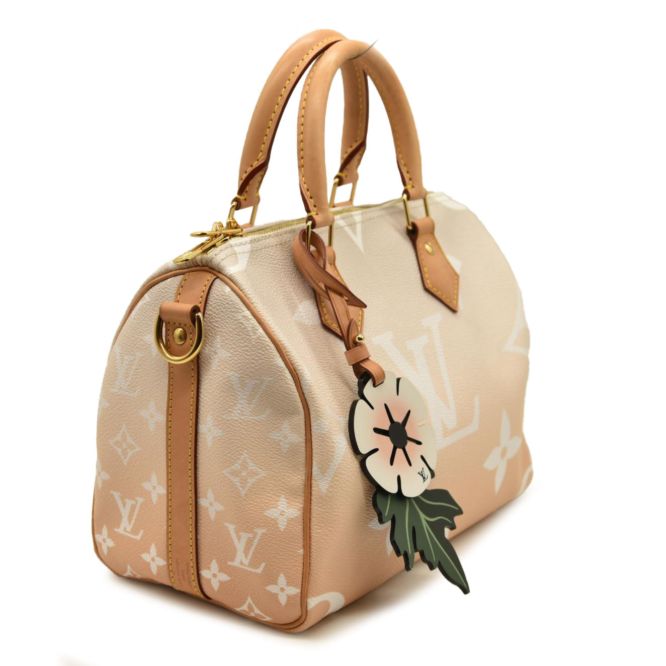 Louis Vuitton  Monogram Giant By The Pool Speedy Bandouliere 25 Brume