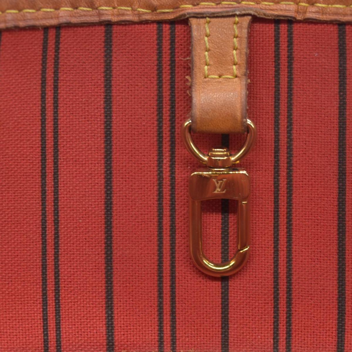 $2170 Louis Vuitton Monogram Neverfull MM Cherry AR1127
