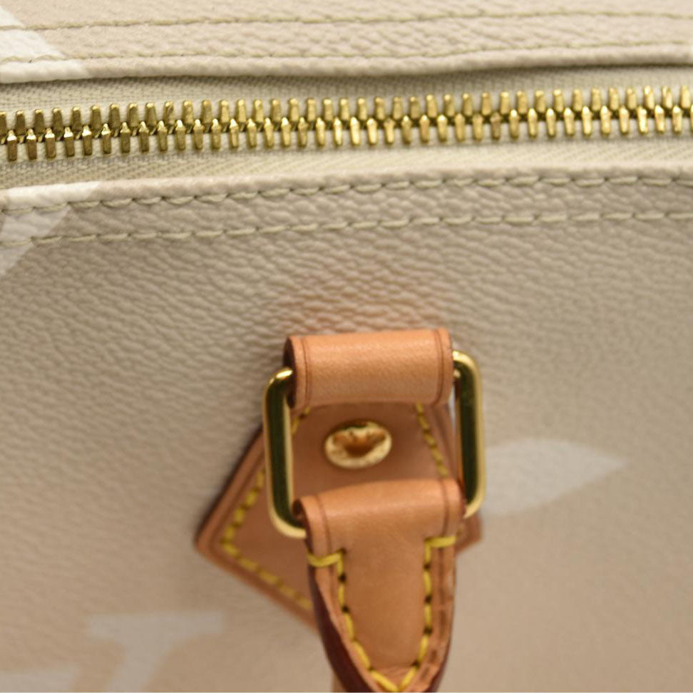 Louis Vuitton  Monogram Giant By The Pool Speedy Bandouliere 25 Brume
