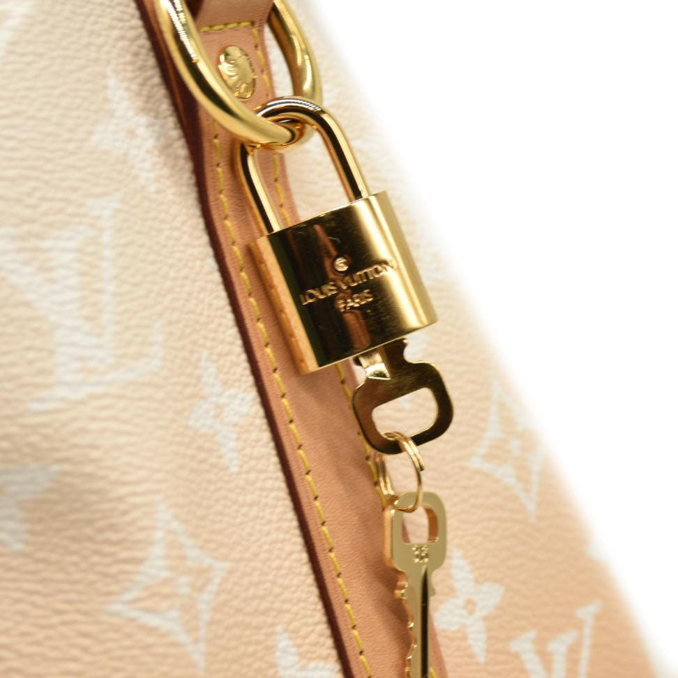 Louis Vuitton  Monogram Giant By The Pool Speedy Bandouliere 25 Brume