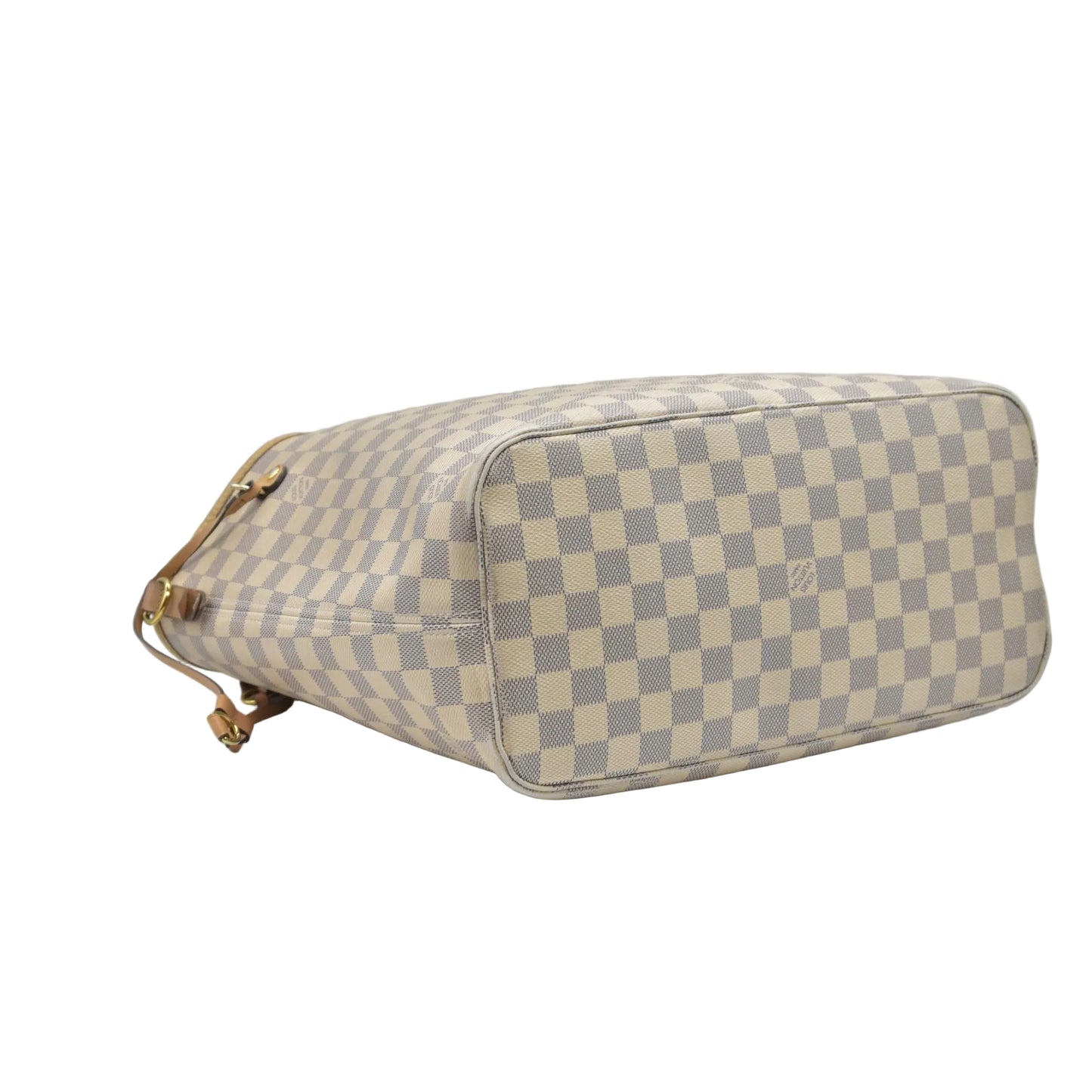 Louis Vuitton Damier Azur Braided Neverfull MM Tote