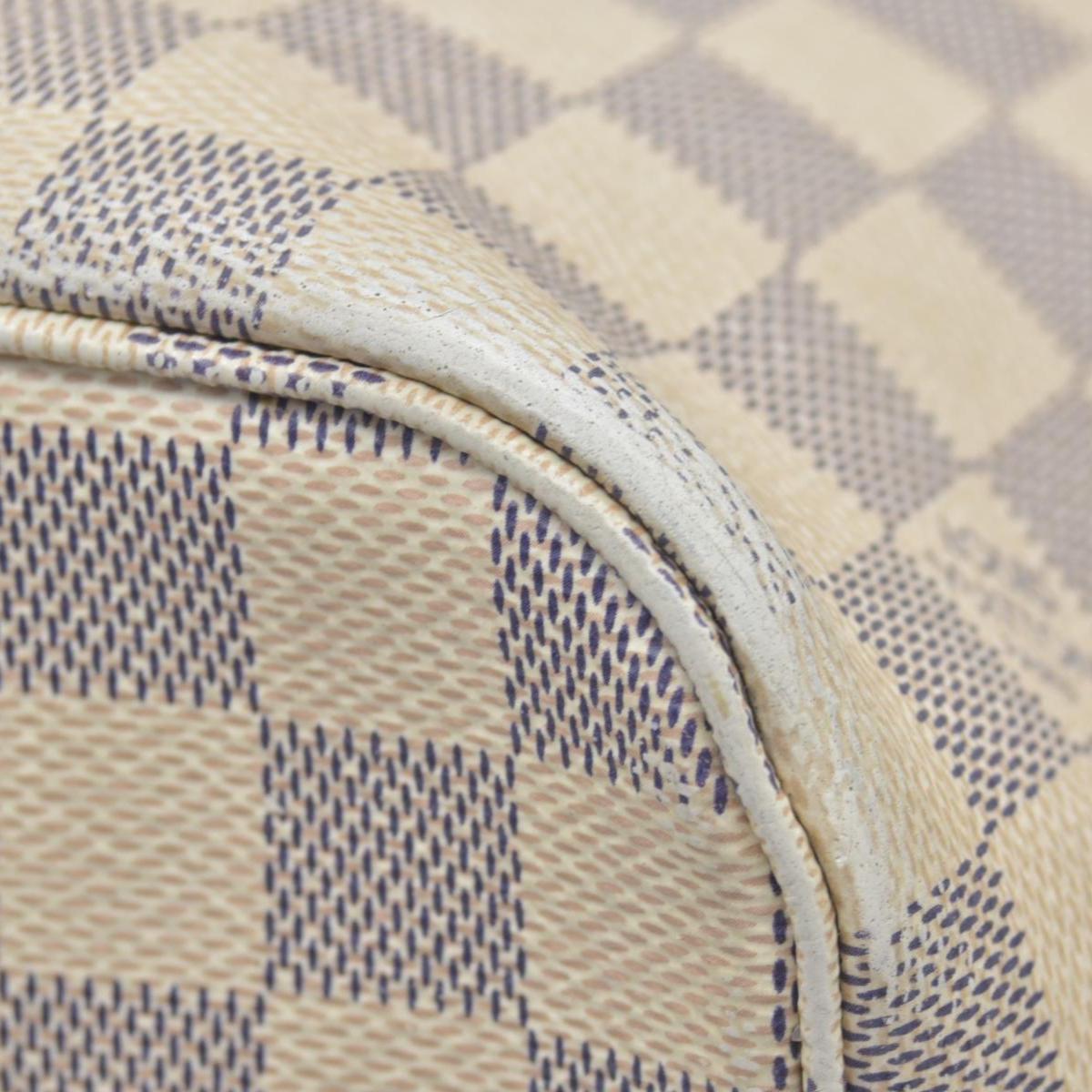 Louis Vuitton Damier Azur Braided Neverfull MM Tote