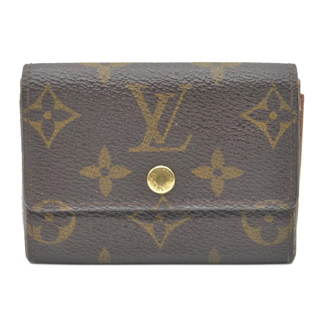 Louis Vuitton Monogram Porte-Monnaie Plat Coin Purse MI1919