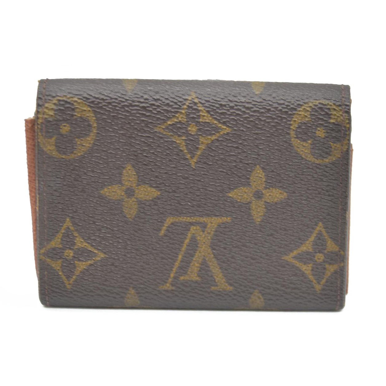 Louis Vuitton Monogram Porte-Monnaie Plat Coin Purse MI1919