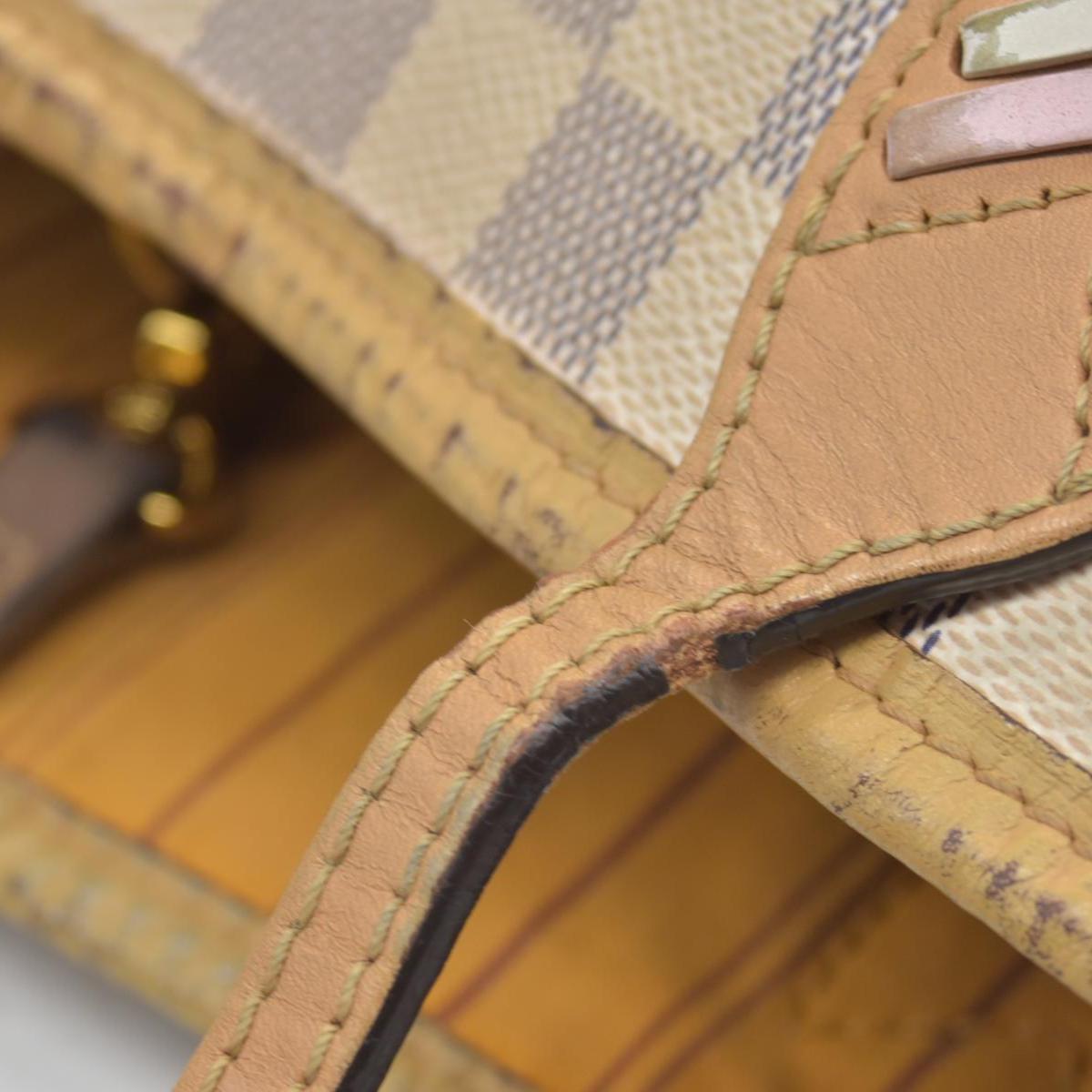 Louis Vuitton Damier Azur Braided Neverfull MM Tote