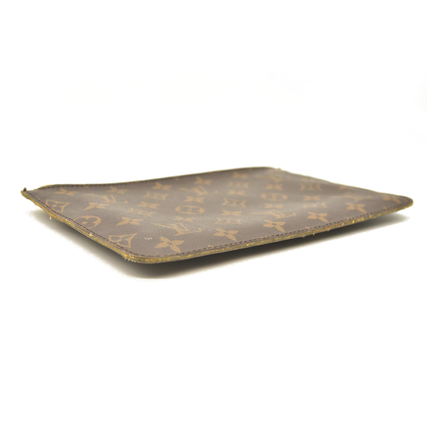 Louis Vuitton Neverfull MM Monogram Mimosa Pouch Clutch TJ2134
