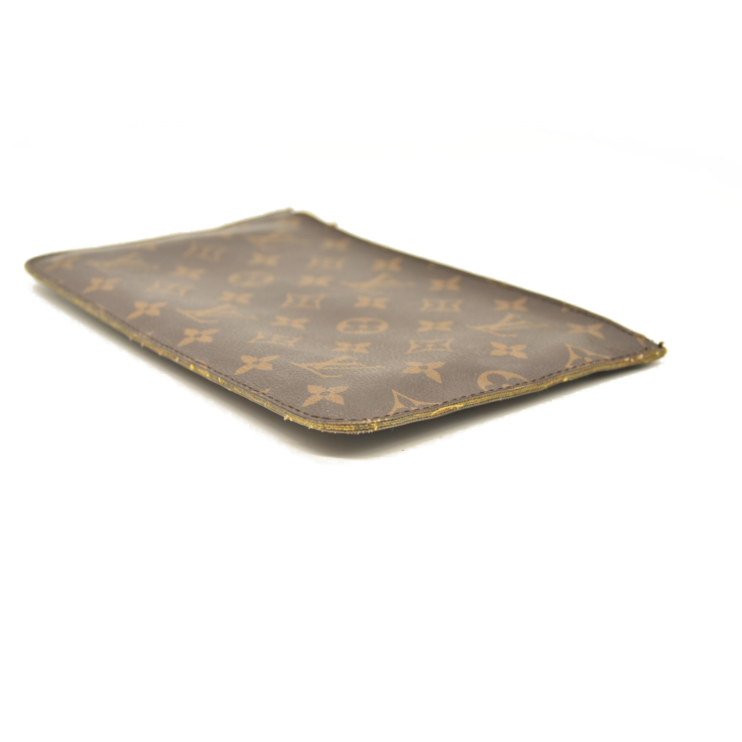 Louis Vuitton Neverfull MM Monogram Mimosa Pouch Clutch TJ2134