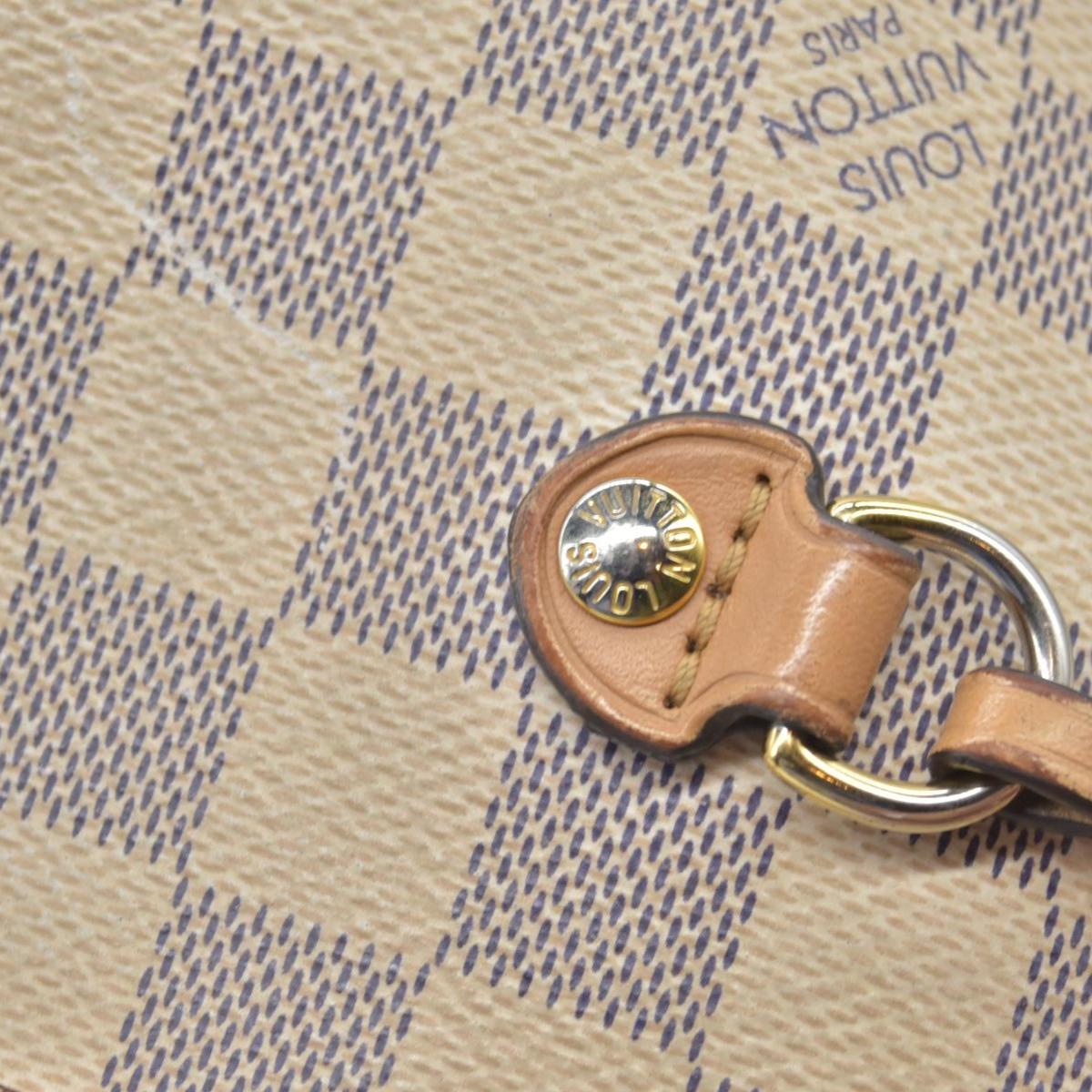 Louis Vuitton Damier Azur Braided Neverfull MM Tote
